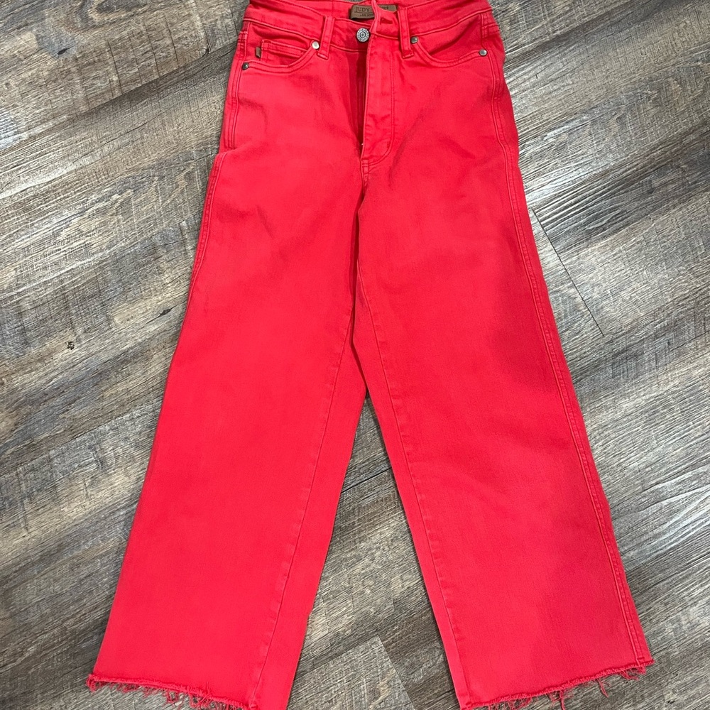 Judy Blue Red Flare Women's Jeans Size 1/25